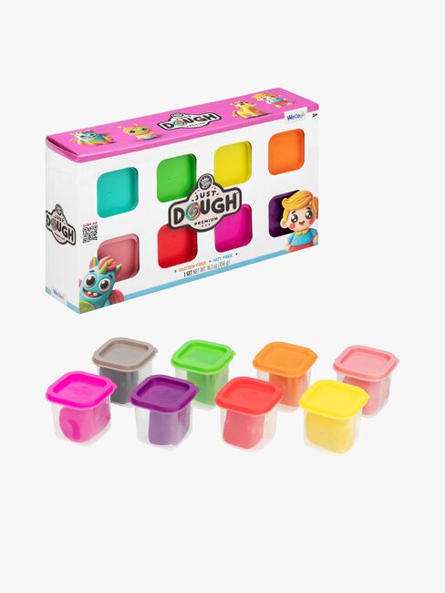 Just Dough Lufttørkende Leire 71 g, 8-Pakk