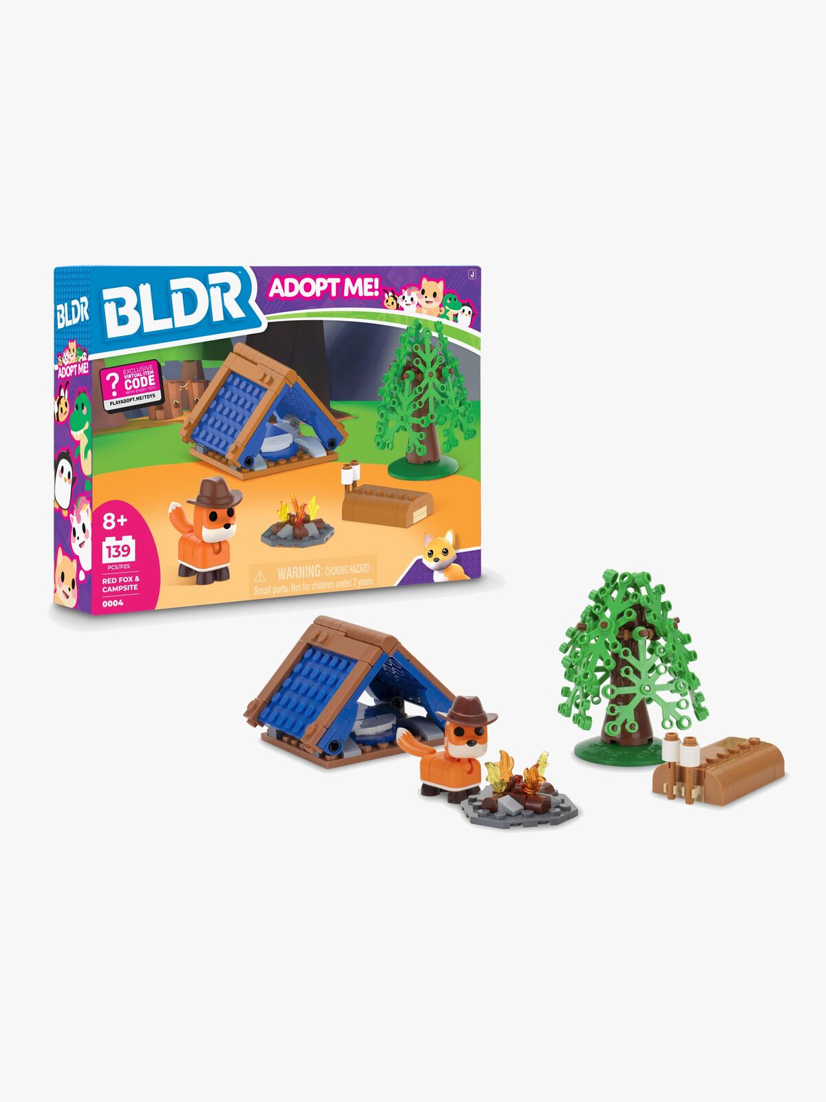 BLDR Adopt Me! Byggesett Rev med Campingplass