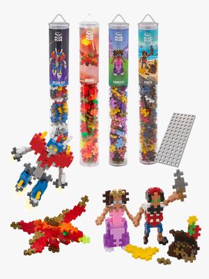 Plus-Plus Byggesett med Bunnplate & Tube Kule Figurer 4x100 Deler