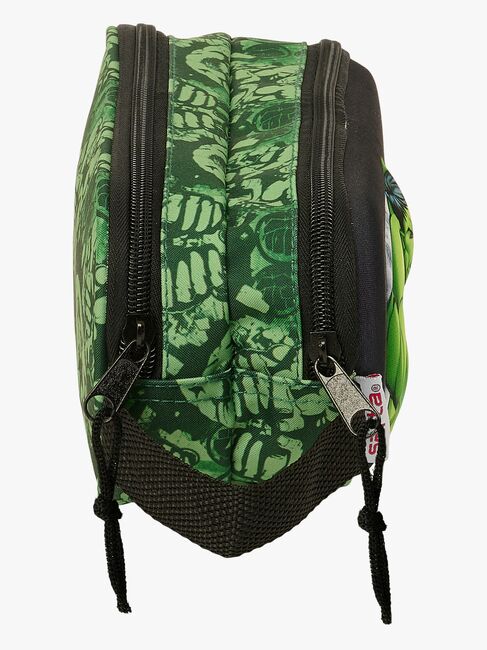 Marvel Avengers 3D Hulken Dobbeltpennal, Svart/Grønn