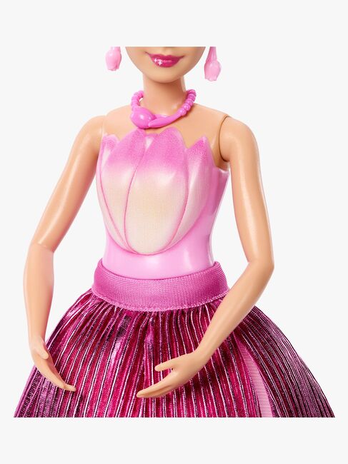Barbie Petal Pop Flower Surprise Dukke Tulipan, Rosa