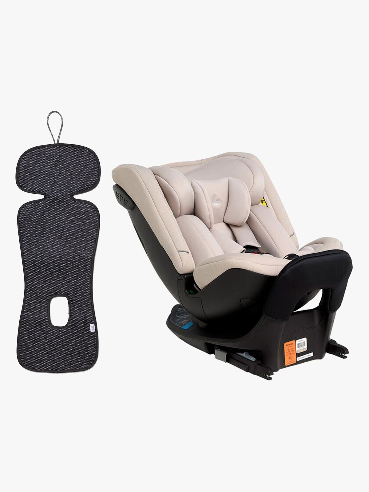 Beemoo Rotate i-Size Bilstol inkl. Petite Chérie Ventilerende Sittepute, Oat/Antracit