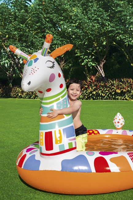 Bestway Groovy Sjiraff Sprinkler Basseng