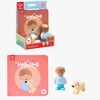 Hape Eventyrbok med Lekesett The Dog's New Friend