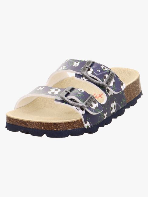 Superfit Fussbett Slippers, Blå/Multi