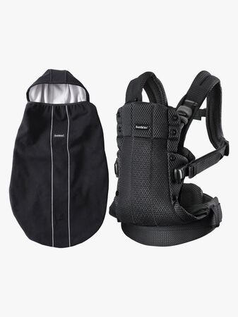 BabyBjörn Bæresele Harmony 3D Mesh inkl. Trekk, Svart