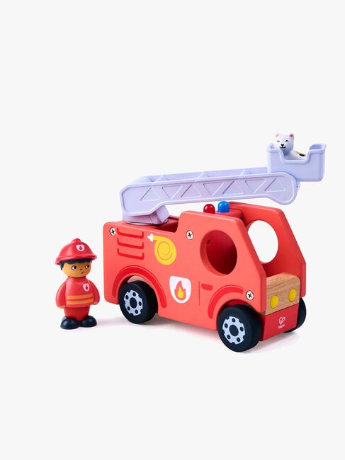 Hape Eventyrbok med Lekesett The Roaring Fire Truck