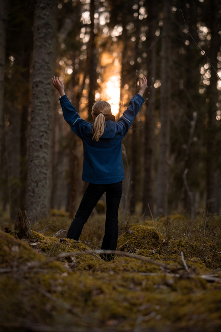 Lindberg Drammen Skalljakke, Blå