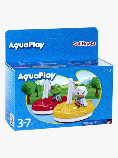 AquaPlay Badeleke 2 Seilbåter + 2 Figurer