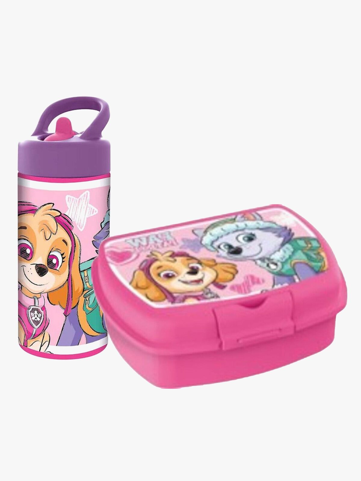 Paw Patrol Matboks og Flaske, Rosa