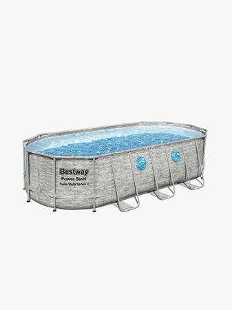 Bestway Power Steel Swim Vista Series Oval Bassengsett 549x274x122 cm