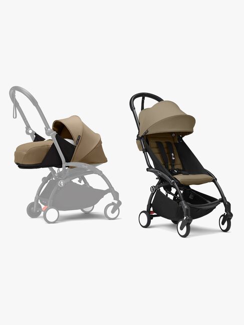 Stokke YOYO 3 Sporsvogn inkl. Newborn Pack, Toffee/Black