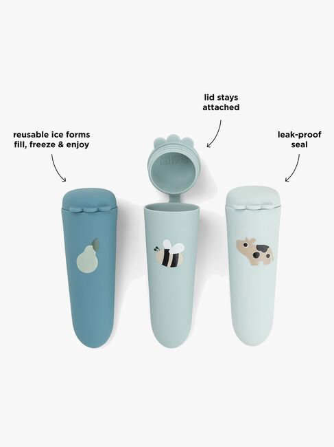 Done By Deer Dotti Isform Silikon 3-Pakk, Blue