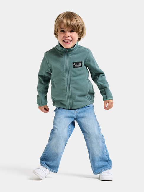 Didriksons Muskot  Vindtett Vindfleecejakke, Factory Blue