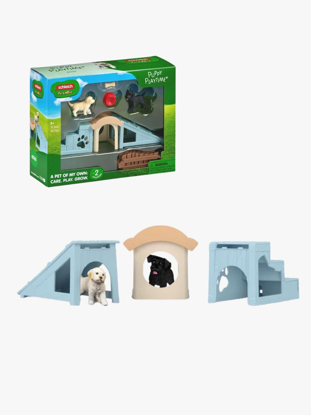 Schleich Hundehus med Valper