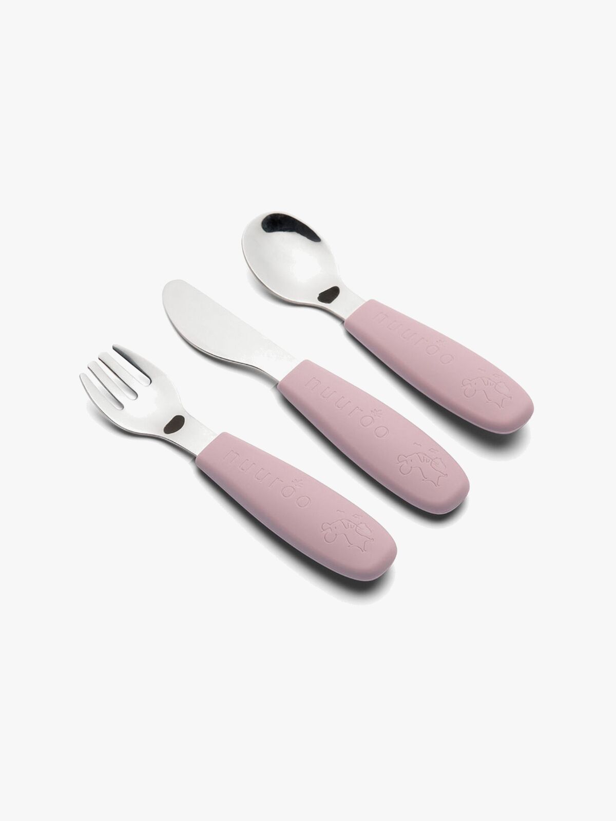 nuuroo Jana Bestikksett 3-pakning, Woodrose