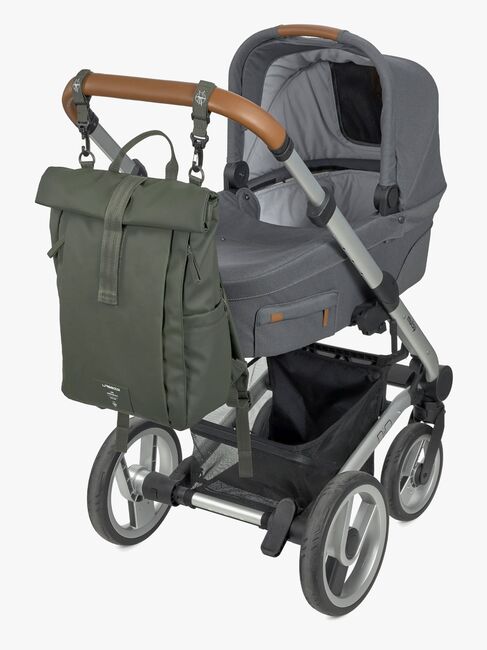 Lässig Rolltop Stelleveske Ryggsekk, Olive