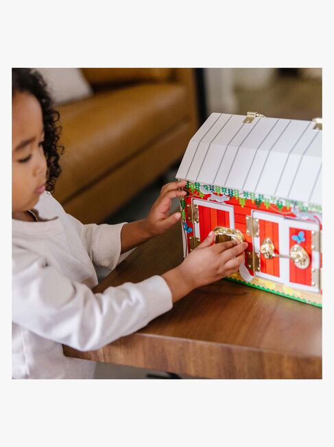 Melissa & Doug Fjøs med Dører & Dyr