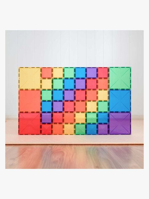 Connetix Magnetiske Byggeklosser Rainbow Square 42 Deler