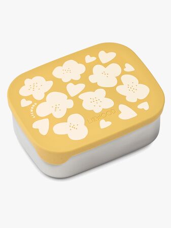 LIEWOOD Arthur  Mønstret Matboks, White/Yellow