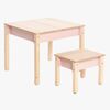Family-scl Smart Oppbevaring Bord med Stol, Rosa