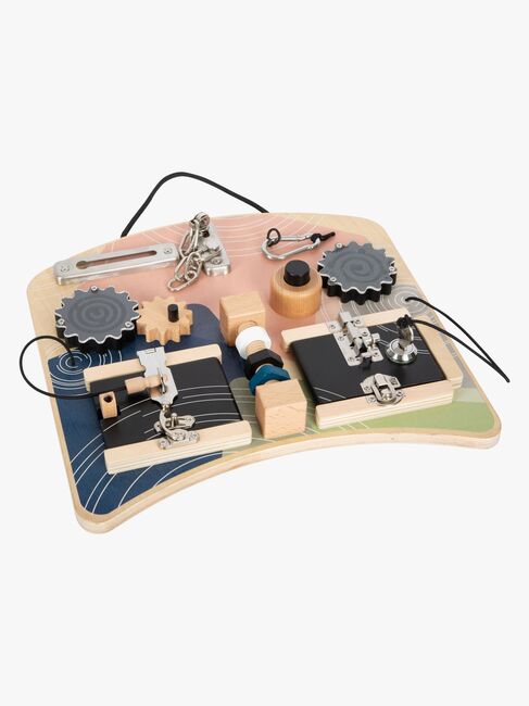 Small Foot Motorikkbrett med Lås og Snurrefunksjon