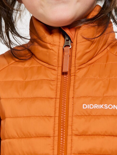 Didriksons Filur Hybridjakke, Orange Jam