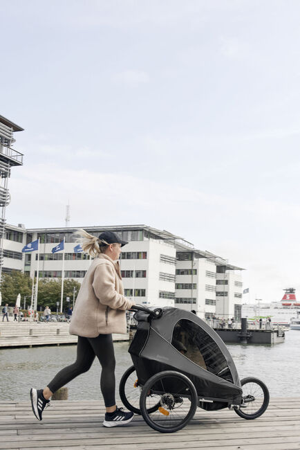 Beemoo Sporty Trail Sykkelvogn, Asphalt