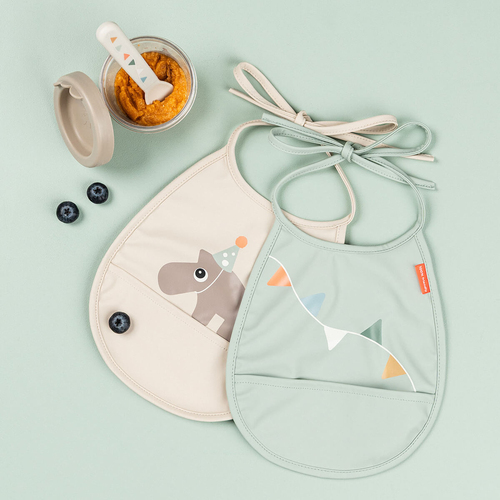 Done By Deer Celebration Tiny Pocket Smekke 2-Pakk, Sand