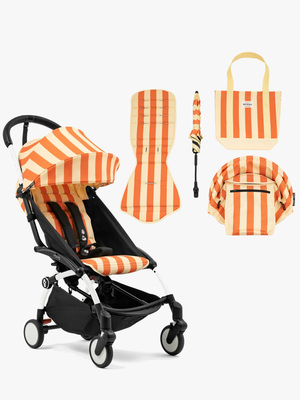 Stokke YOYO 3 Sportsvogn 6+ inkl. Riviera Summer Kit, Capri/White