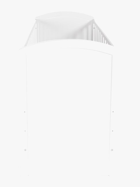 JLY Sprinkelseng med Oppbevaring, 124x60x90, Hvit