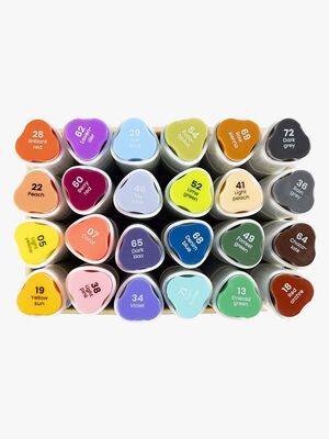 Creativ Company Alkoholbaserte Illustrasjonstusjer Farge 24st