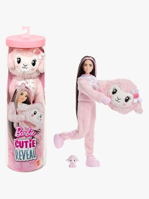 Barbie Cutie Reveal Sweet Bows Dukke Lam, Rosa