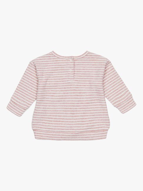 Luca & Lola Rosella Genser Baby, Pink Stripes