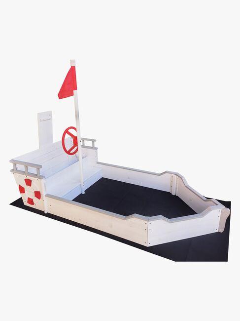 Woodlii Sandkasse i Tre Båt, Hvit