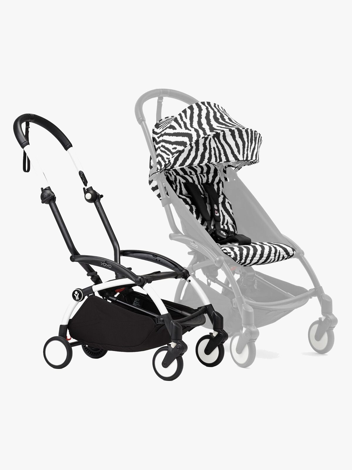 Stokke YOYO 3 Sportsvogn 6+, Zebra/White