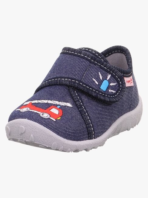 Superfit Spotty Tøfler, Dark Blue/Car