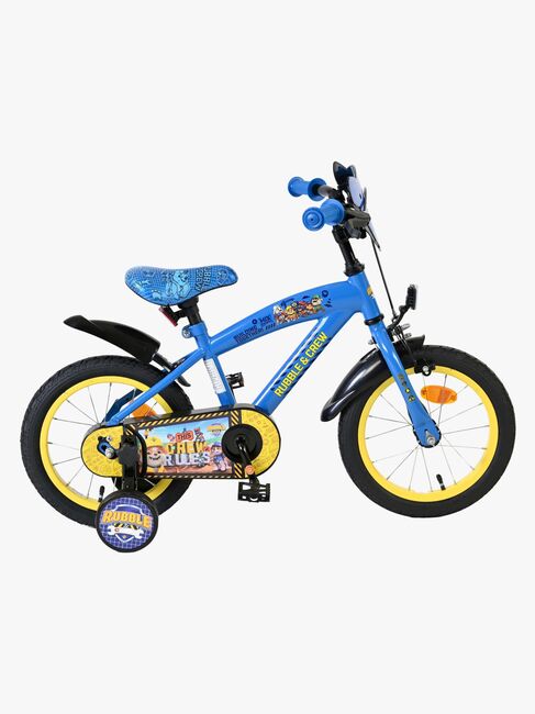 Paw Patrol Rubble & Crew Sykkel 14 Tommer, Blå