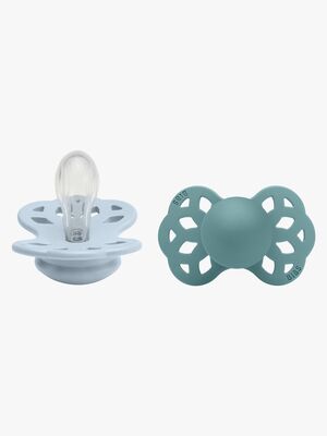 BIBS Infinity Smokk 2-pack Str. 1 Symmetrical, Baby Blue/Island Sea
