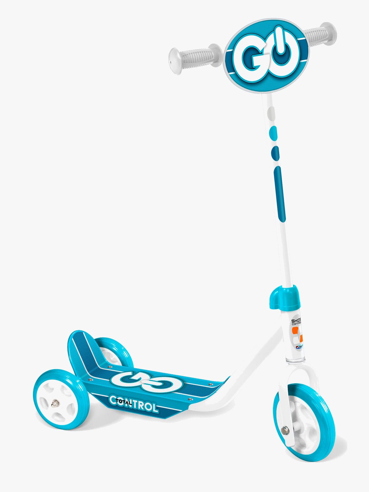 Stamp Skids Control 3-hjuls Sparkesykkel, Blå/Hvit