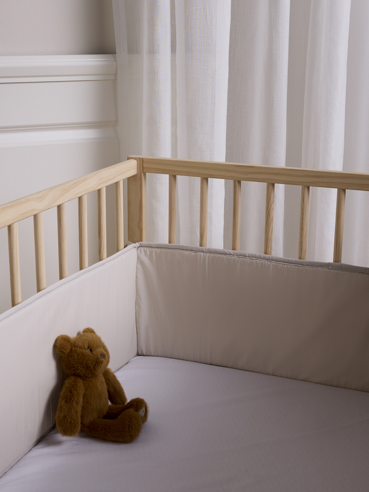 Alice & Fox MOLLY Sengekant 360 cm, Greige