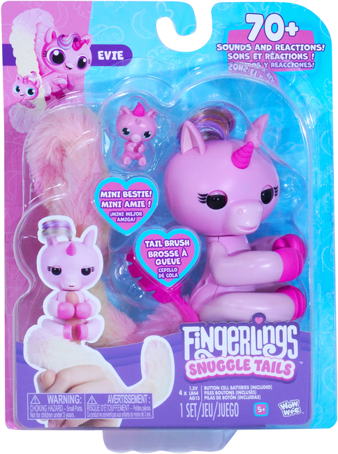 Fingerlings Kosedyr Snuggle Tails Enhjørning