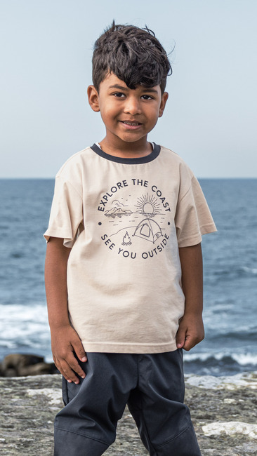 Didriksons Mynta T-skjorte, Sand beige