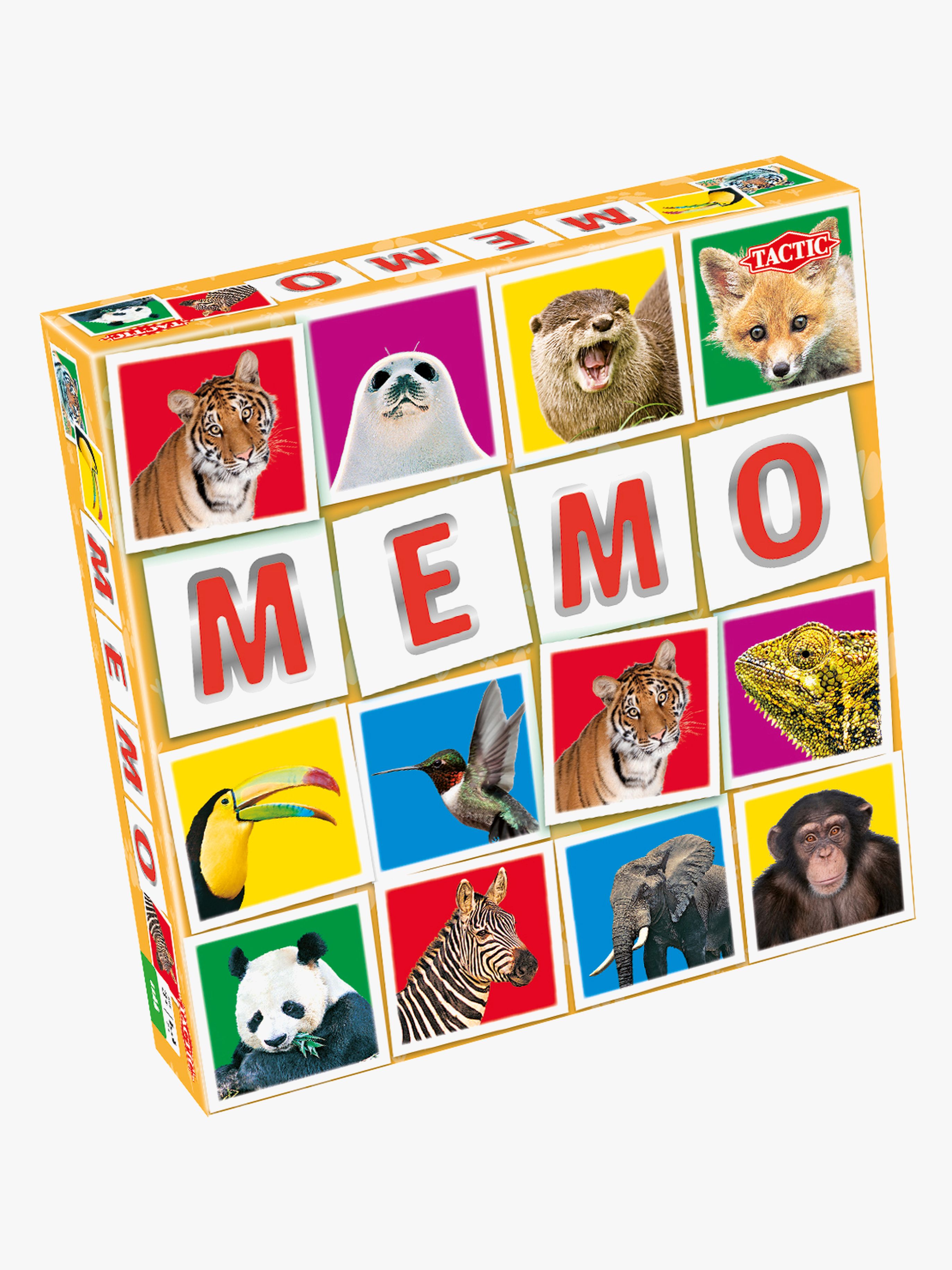 Tactic Memo Ville dyr - Kortspill & Memory