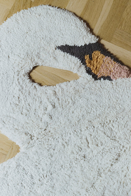 Lorena Canals  Vaskbart Dyreteppe Svane 120x100