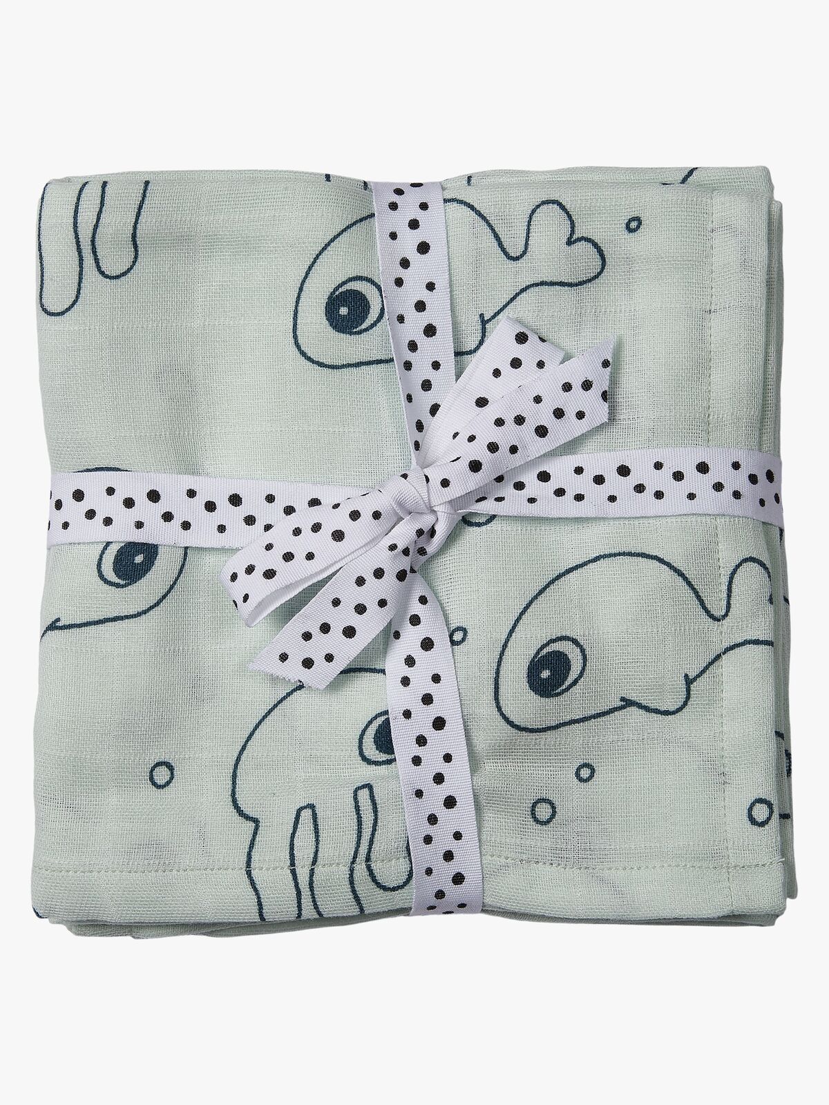 Done By Deer Swaddler Sea Friends 120x120 2-pack, Blue
