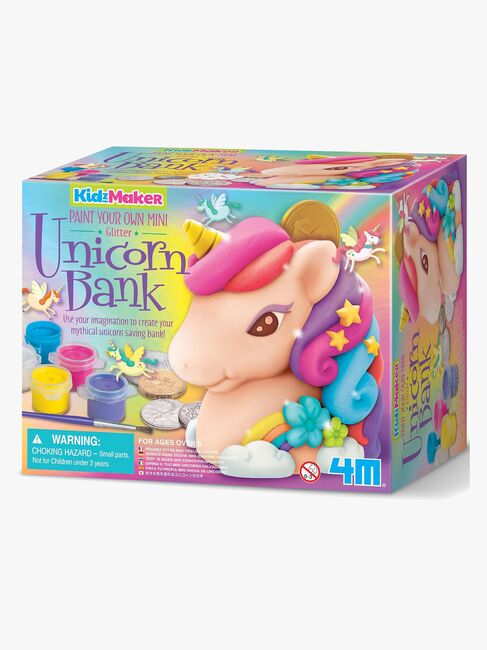 4M KidzMaker DIY-sett Mal Din Egen Enhjørningssparegris