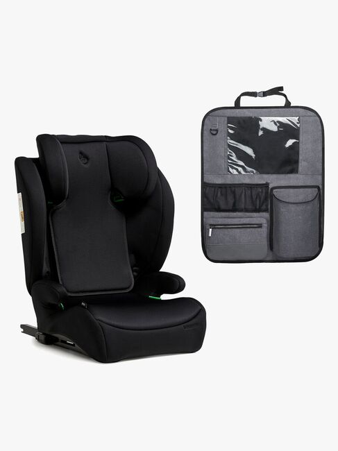 Beemoo Ride i-Size Beltestol ISOFIX inkl. Beemoo Deluxe Sparketrekk med Oppbevaring, Black Stone