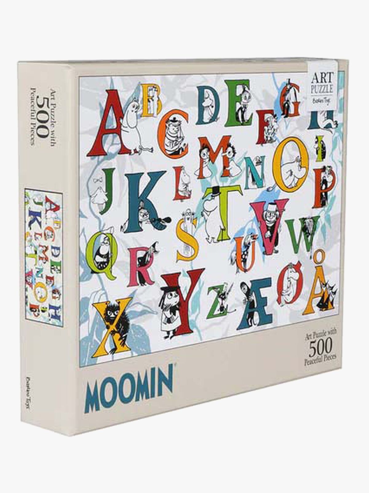 Barbo Toys Mummitrollet ABC Puslespill 500 Brikker