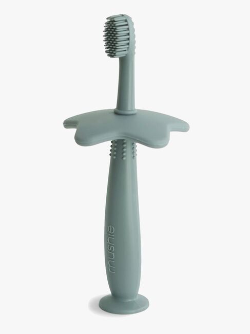 Mushie Star Lære-tannbørste, Cambridge Blue